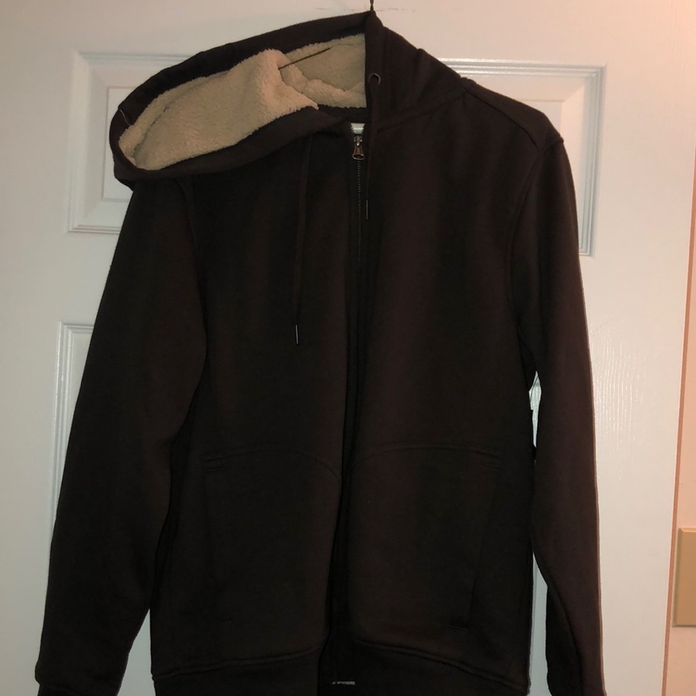 Eddie Bauer Sherpa zip up hoodie
